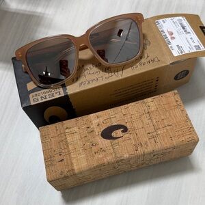 Costa Tan Sunglasses with Cork Case 06s2009 May